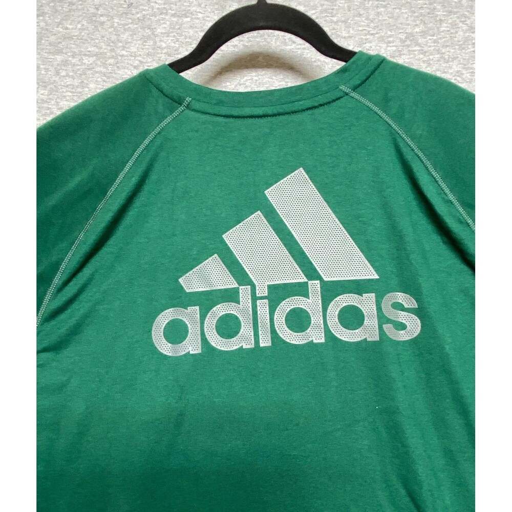 Portland Timbers T‎ Shirt Mens XL Green MLS Soccer Adidas Climalite Tee Raglan - Picture 4 of 11